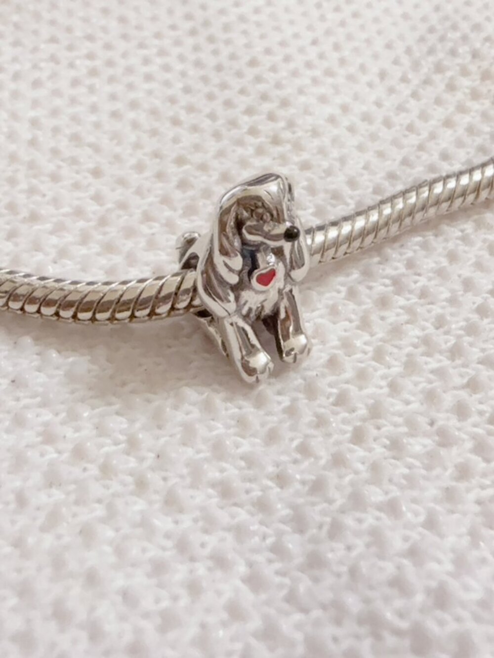 Disney Lady from Lady and the Tramp Bead Silver Charm For Pandora Bracelet